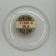Bulova 1126E-6 Watch Crystal Press Type Dome 28.8mm Clear
