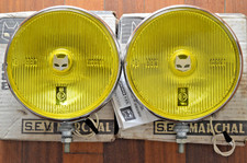Vintage Nos Marchal 880 Yellow Fog Lights Nipple Porsche Bmw 2002 Mercedes Vw