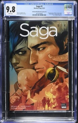 Saga #1 2021 Marmara Cizgi CGC 9.8 1st app Turkish Retailer Incentive
