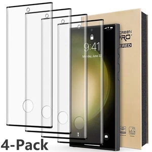2/4-Pack HD Protection écran pour Samsung Galaxy S23 Ultra Vie privée Verre trempé