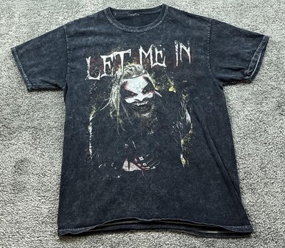 WWE The Fiend Shirt Mens Small Black Let Me In Horror Graphic Tee Tagless