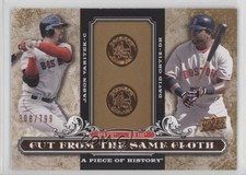 2008 A Piece of History Cut from the Same Cloth David Ortiz Jason Varitek 17lu