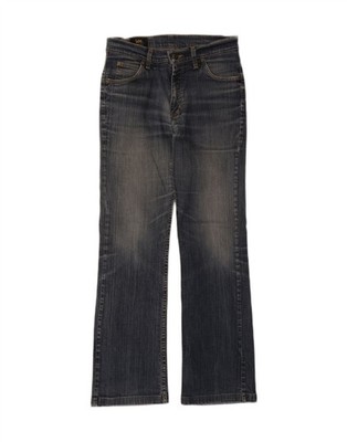 LEE Damen REED Bootcut Jeans W34 L30 blau Baumwolle DU41