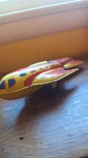 1950's Rocket Space Ship 306 friction  motor works  - Automatic Toy Co - USA