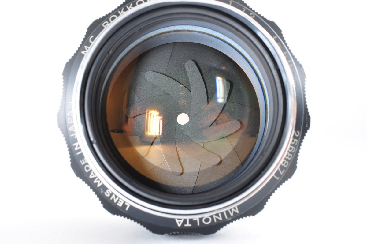Exc+4] MINOLTA MC ROKKOR-PG 58mm F/1.2 MF Lens #8871 | eBay