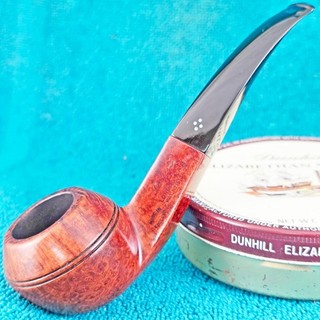 PATENT # FAMILY ERA SASIENI EIGHT DOT BULLDOG ENGLISH Estate Pipe FISHTAIL LOGO