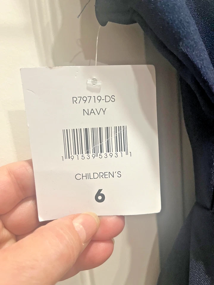 Lindo Vestido de Marinero Náutico Talla 6 Azul Marino para Niñas Nuevo con Etiquetas Foto 3 de 4