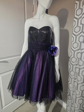 Mori Lee Purple Prom Dress Size 12
