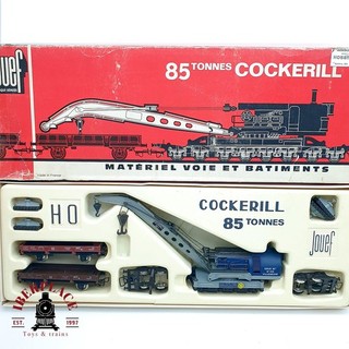 ♻️🚂 Jouef 663 Set Vagón Grúa Cockerill 85 Toneladas SNCF Escala H0 1:87 DC