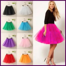 Women Summer Vintage Tulle Skirt Adult Fancy Ballet Dancewear Party Costume Ball
