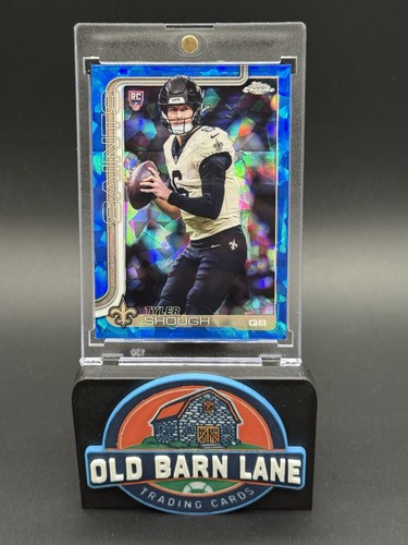2025 Topps Chrome Sapphire Edition - Rookies Tyler Shough #398 (RC) Saints