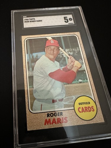 1968 Topps Roger Maris #330 SGC 5 Centered - Picture 3 of 8