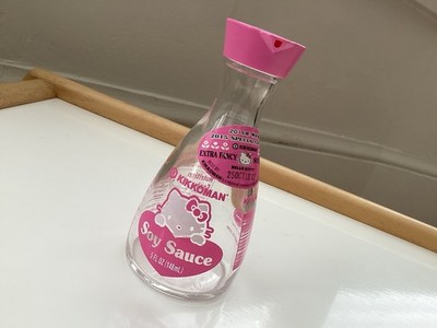 Sanrio Speacial Edition Hello Kitty Kikkoman Soy Sauce Empty Bottle