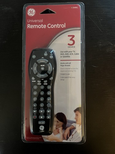GE Universal Remote Control TV DVD VCR DVR Cable Satellite Digital or ...