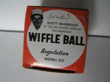 Vintage Wiffle Ball King Regulation Soft Ball Size w Box, Made in USA, Authentic