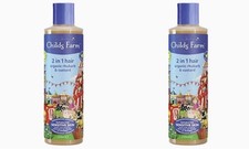 2x Childs Farm | Kids 2 In 1 Shampoo & Conditioner 250ml - Rhubarb & Custard