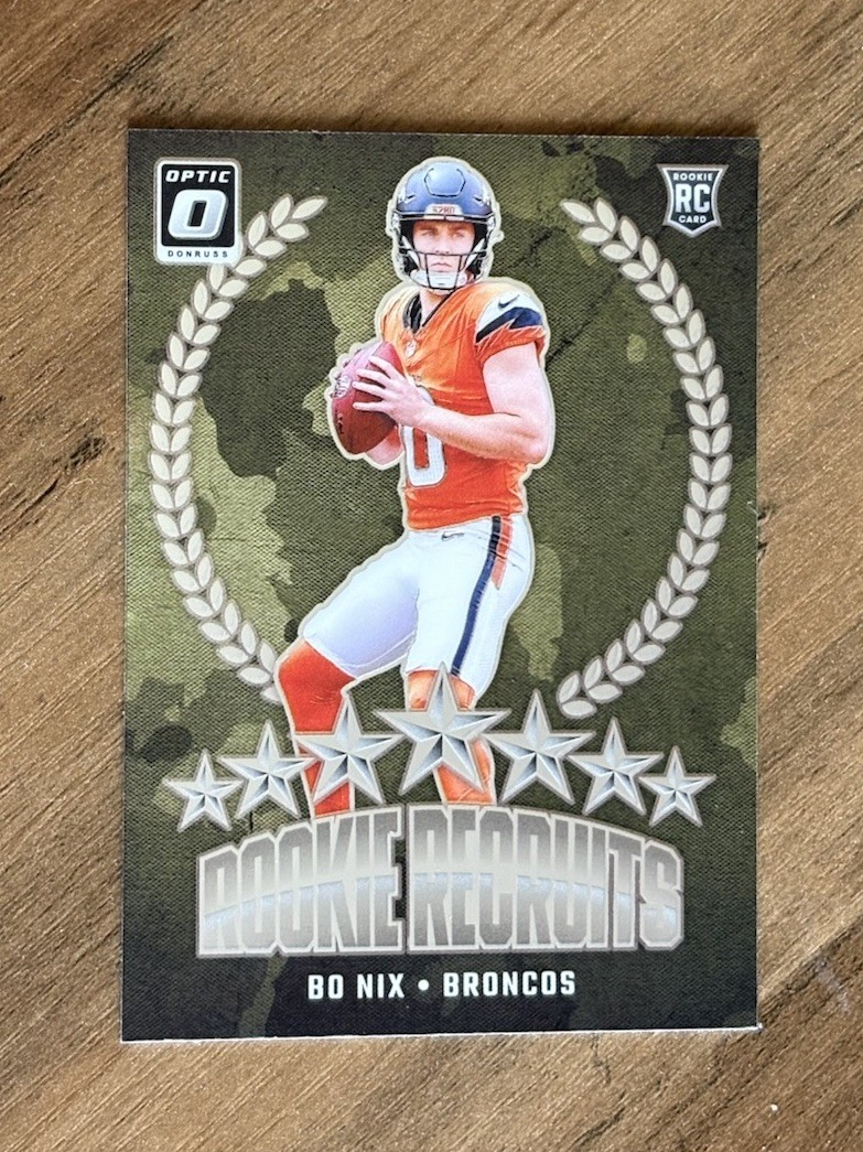 BO NIX 2024-25 Panini Optic Rookie Recruits Insert #4 RC Broncos