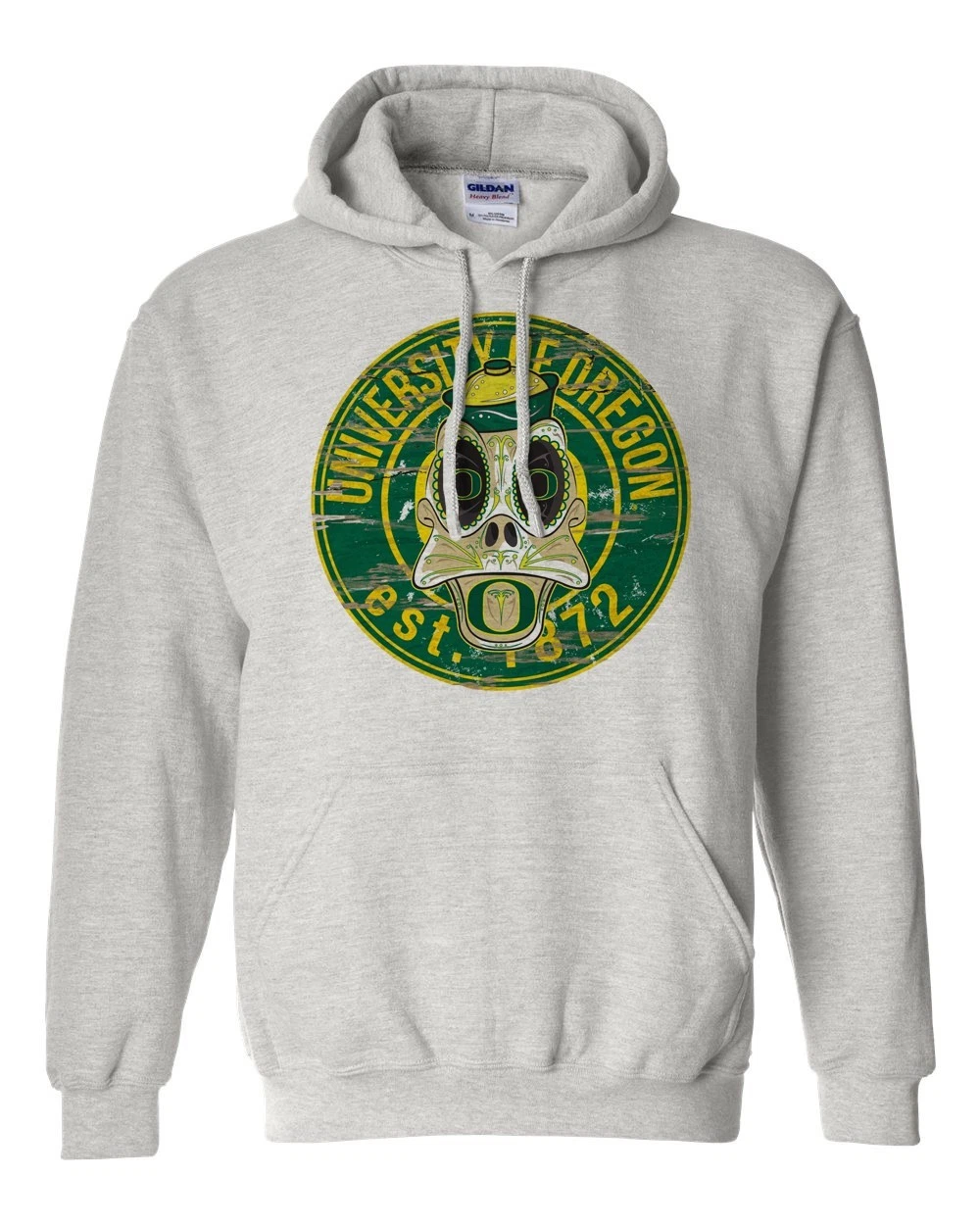 Oreg ducks - The Ducks - University of Oregon - Skull - Sweatshirt Hoodie