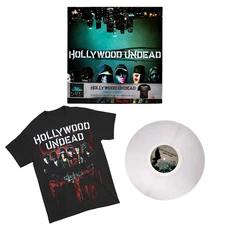 Men's Hollywood Undead Swan Songs Vinyl + Tee Box Set T-shirt Medium Black