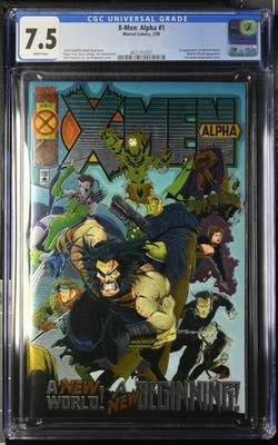 X-Men Alpha 1 2/95 Marcel Comics CGC 7.5 Page Quality White