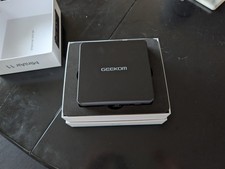 GEEKOM MiniAir 11 Mini PC Desktop, Intel Celeron N5095, Wi-Fi, USB, Black