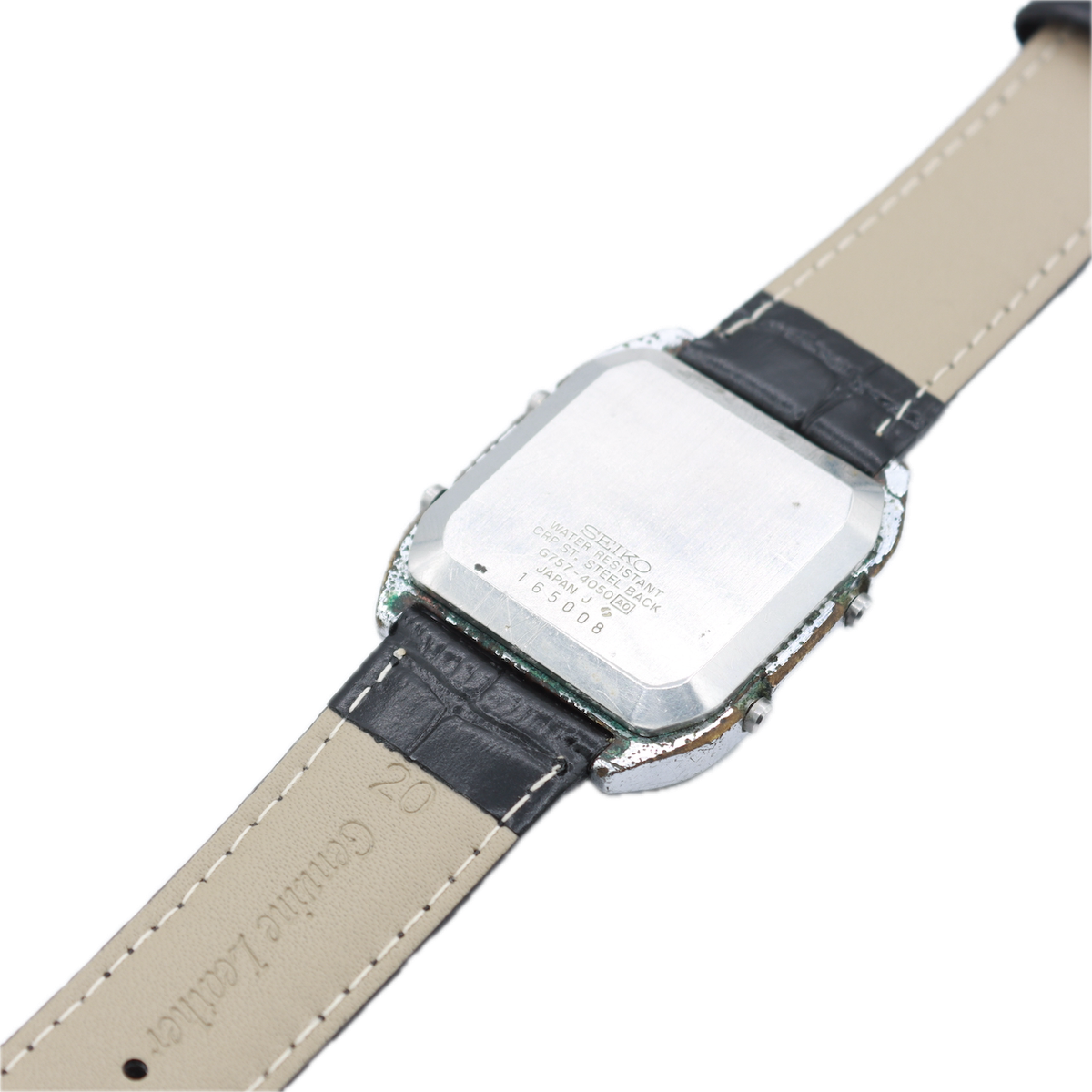 Vintage Seiko G757-4050 James Bond Men's Quartz LCD Wristwatch