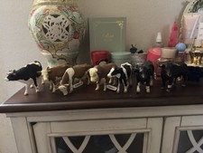 Schleich Cows And Bull Lot Of 7