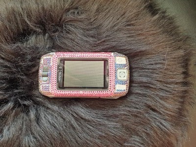 Sidekick 2 rose + meridian blue-UNIKAT-Veredel.m.Orig.Swarovski Kristallen-NEU