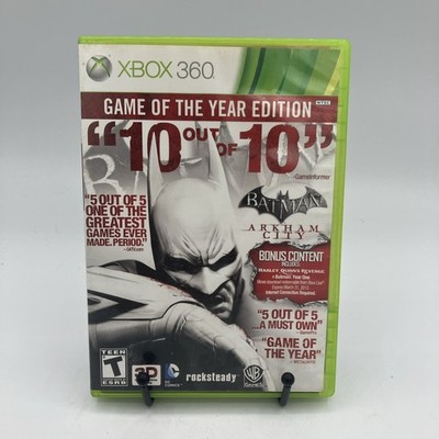 Batman Arkham City Game of the Year Edition Xbox 360 Complete