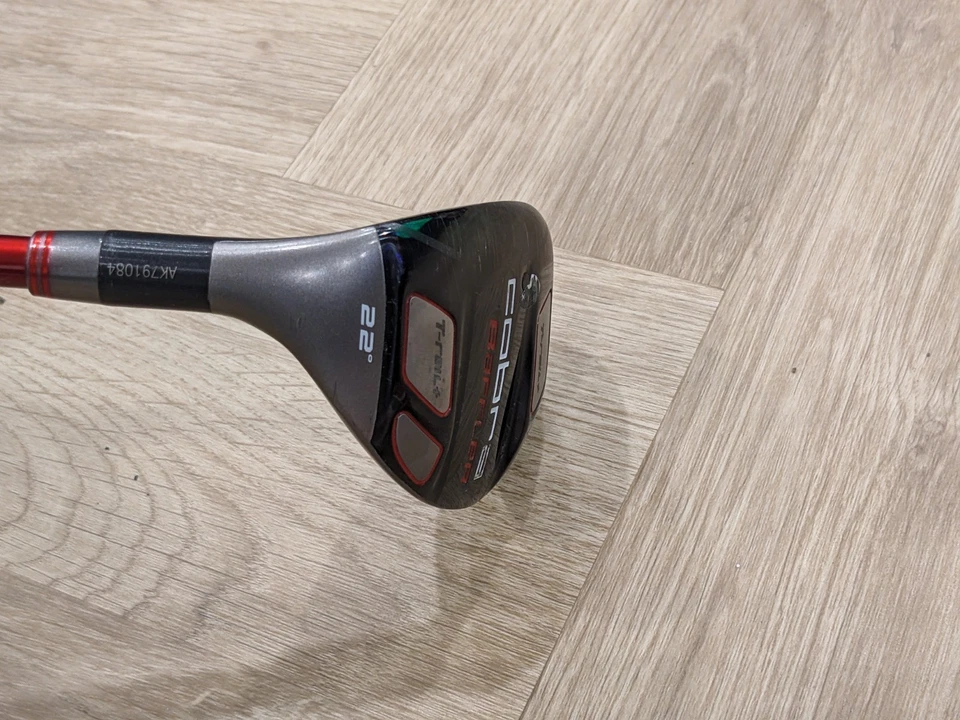 Left Hand Cobra Baffler Red #4 Hybrid / 22 Degree / Stiff Flex Tour AD G 70 - Image 4 of 4