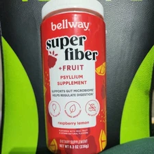 Bellway Raspberry Lemon Super Fiber + Fruit 8.3 Oz - EXP 03/2026