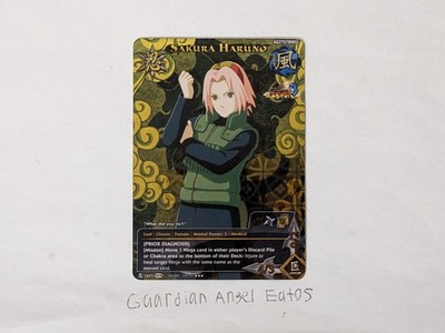 Naruto TCG CCG Sakura Haruno Card Super Rare Foil English Near
