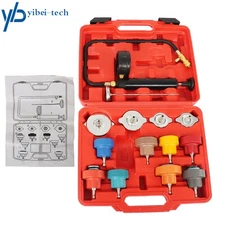 14Pcs Coolant Radiator Pressure Tester Cooling System Head Gasket Leak Detector