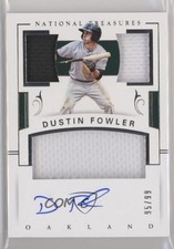 2018 Panini National Treasures 95/99 Dustin Fowler #PCS-DF Auto 5x8