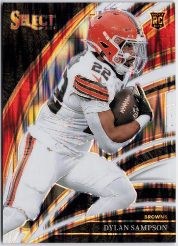 2025 Panini Select #255 Dylan Sampson White Prizm Shock #/799 RC Rookie