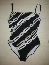 GOTTEX Multicolor Bejeweled 1 Pc Underwire Lingerie Strap Swimsuit Sz 10 NWT