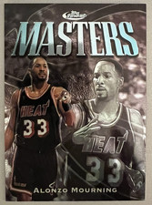 Topps 1997-98 Finest Masters Insert Alonzo Mourning #281 Uncommon Silver Heat