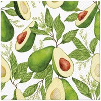20 Servietten Avocado Fever Traum Avocado FrüChte Salat SüDen Essen Deko 33X33Cm