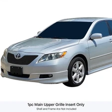 For Toyota Camry 07-09 APG 1-Pc Black 8x6 mm Horizontal Billet Main Grille