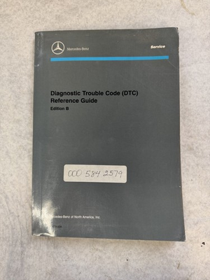 #ad Original Mercedes Benz Diagnostic Trouble Code DTC Reference Guide Edition B $80.00
