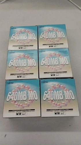 [ New ] FUJITSU MO 640MB Magneto Optical Disk lot of 30 250725