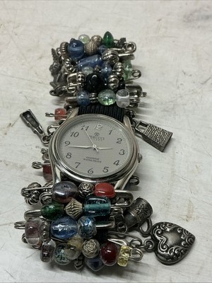 Perucci Milano Wrist Watch Essential Water Proof AT-990515 Charm Bracelet Band