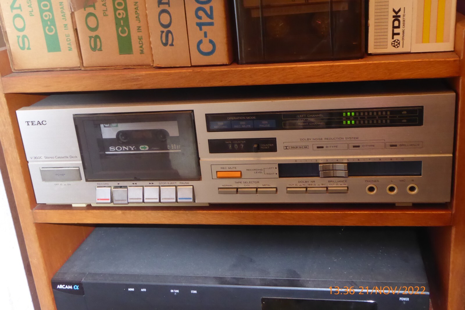 TEAC V360C Cassette deck eBay