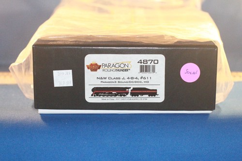 HO BROADWAY LIMITED 4870 N&W #611 CLASS J 4-8-4 LOCOMOTIVE N&W Sound/DCC/DC