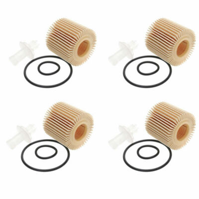 4X 04152-YZZA6 Oil Filter Element For Corolla Prius Matrix CT200H L4 1.8L Engine