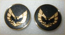 1970-81 Trans Am Pair Door Panel Gold Bird Emblems Rare New Special Edition