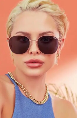 Quay Jezabell Women\'s Sunglasses w/ Rose Gold Frame and Brown Gradient Lens Quay Jezabell Women main image 2