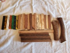 Pen/Pencil Lathe Turning Blanks Wood, Acrylic, and Antler Enough for 30 Pens