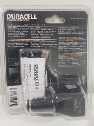 Chargeur iPod Berry Noir Duracell Powersource Mini - Photo 4 sur 5