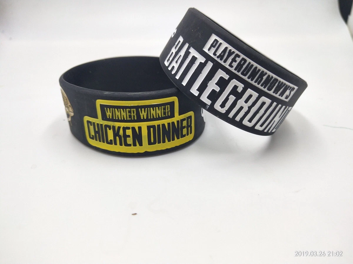 1x PUBG Limited Edition Silicone Bracelet 1 Wide Limited Qty